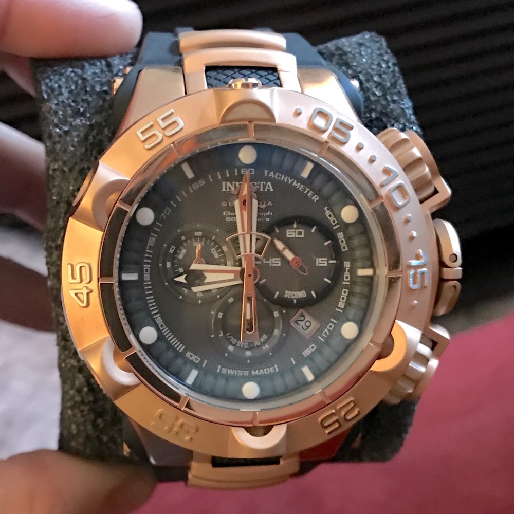 Invicta Subaqua Noma V Rose Gold/Grey 50mm